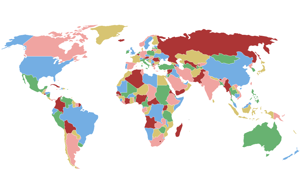 Country Dataset - Global Map